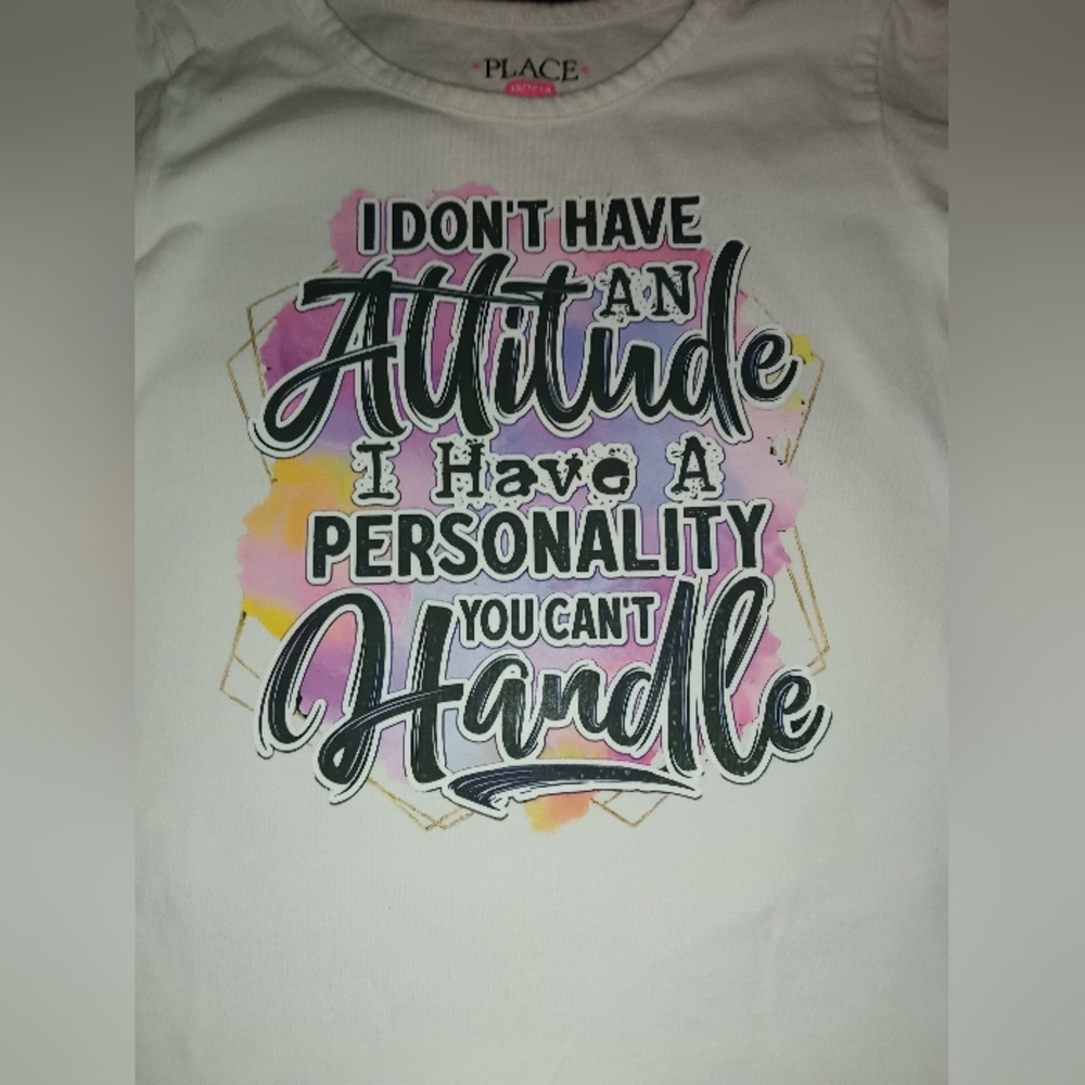 Girls funny long sleeve graphic tee